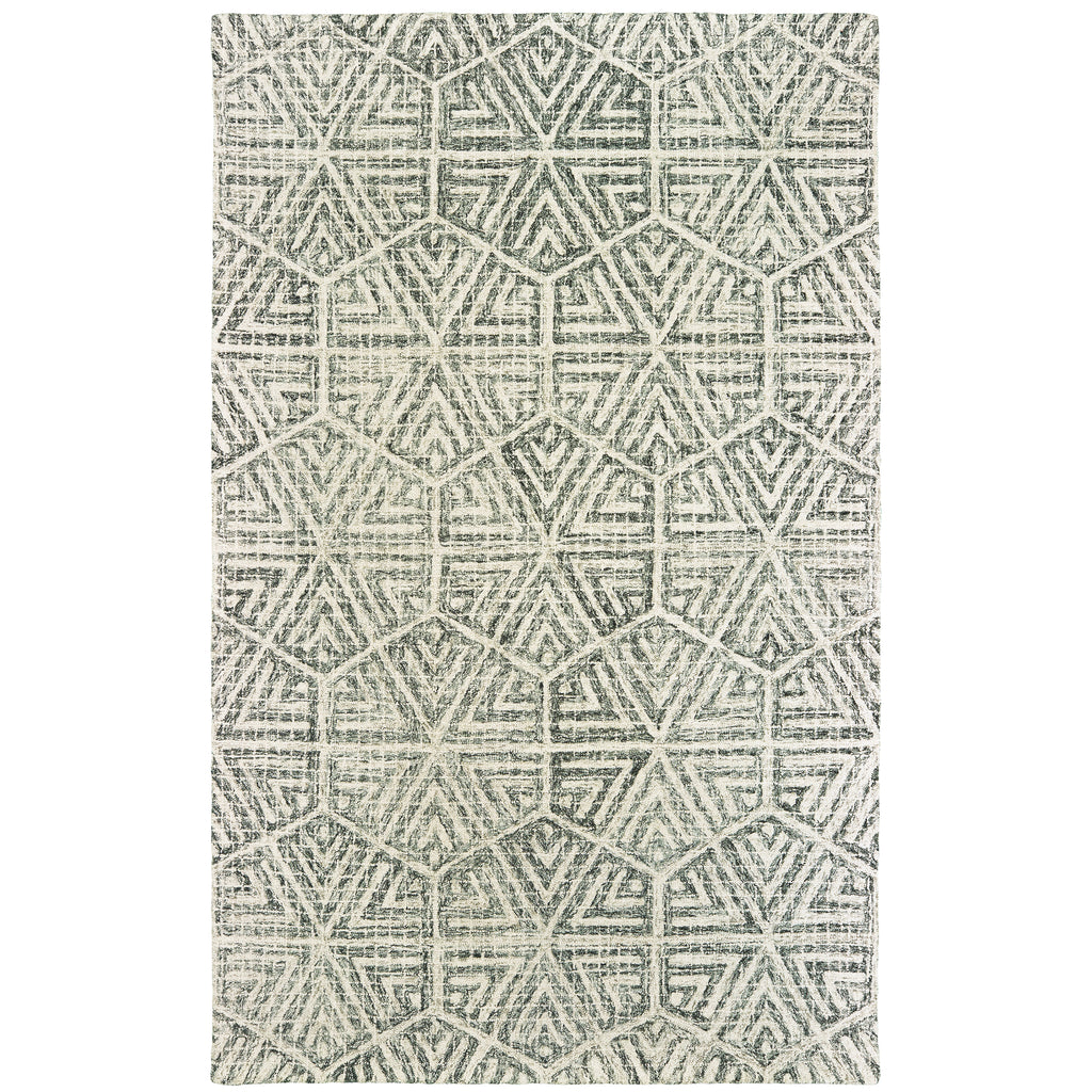 Tallavera 55605 Grey/Ivory 3'6" x 5'6" Rug