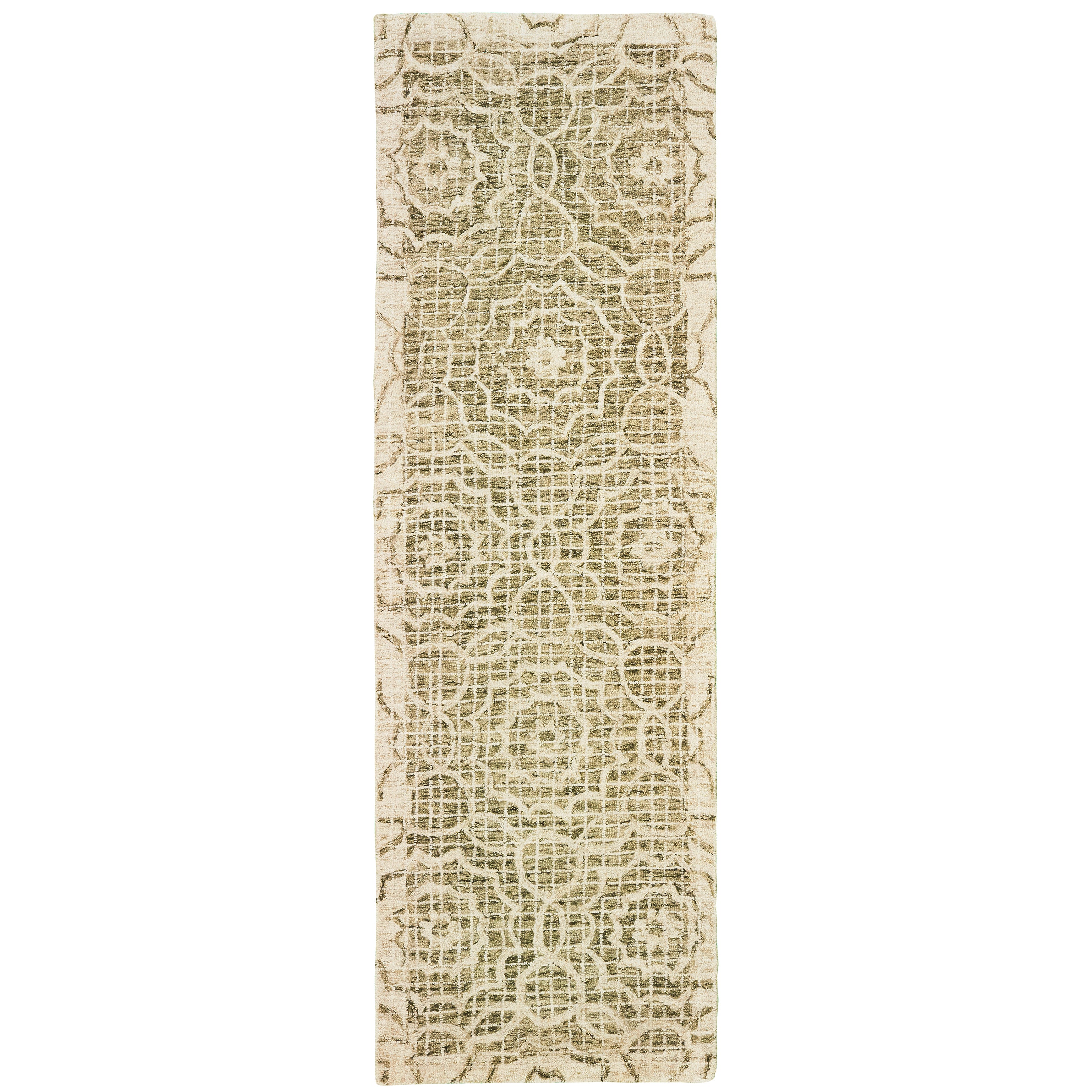 Tallavera 55606 Green/Ivory 3'6" x 5'6" Rug