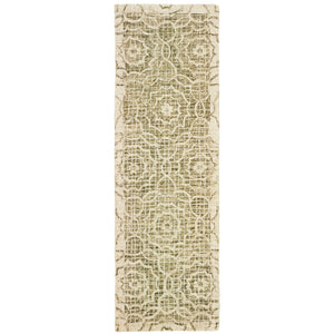 Tallavera 55606 Green/Ivory 3'6" x 5'6" Rug
