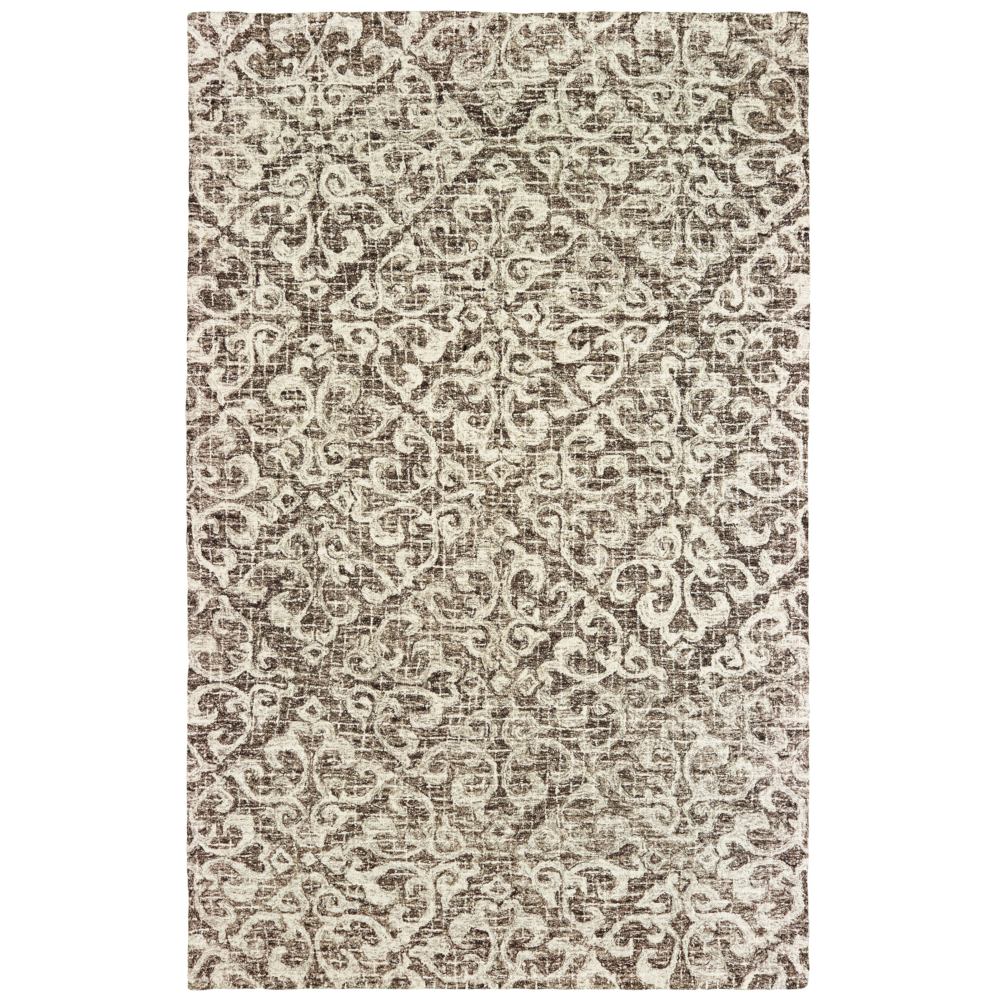 Tallavera 55607 Brown/Ivory 8' x 10' Rug