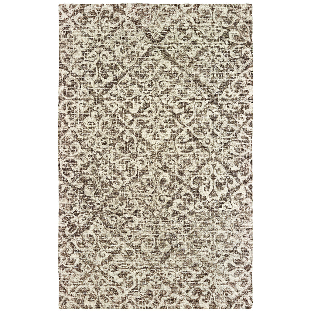 Tallavera 55607 Brown/Ivory 8' x 10' Rug