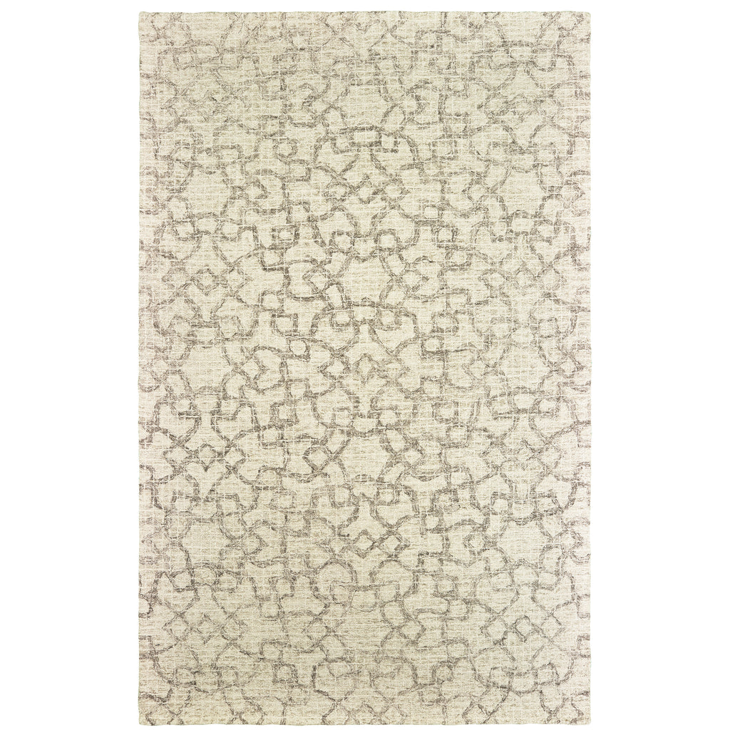 Tallavera 55608 Tan/Ivory 3'6" x 5'6" Rug