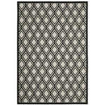 Torrey 4151G Light Grey/Black 1'10" x 3'9" Rug