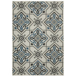 Torrey 004Y1 Light Grey/Blue 1'10" x 3'9" Rug