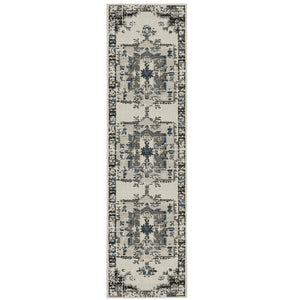 Torrey 5561H Light Grey/Grey 1'10" x 3'9" Rug