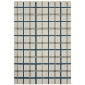Torrey 7150H Light Grey/Blue 1'10" x 3'9" Rug
