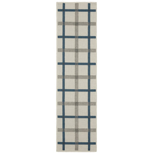 Torrey 7150H Light Grey/Blue 1'10" x 3'9" Rug