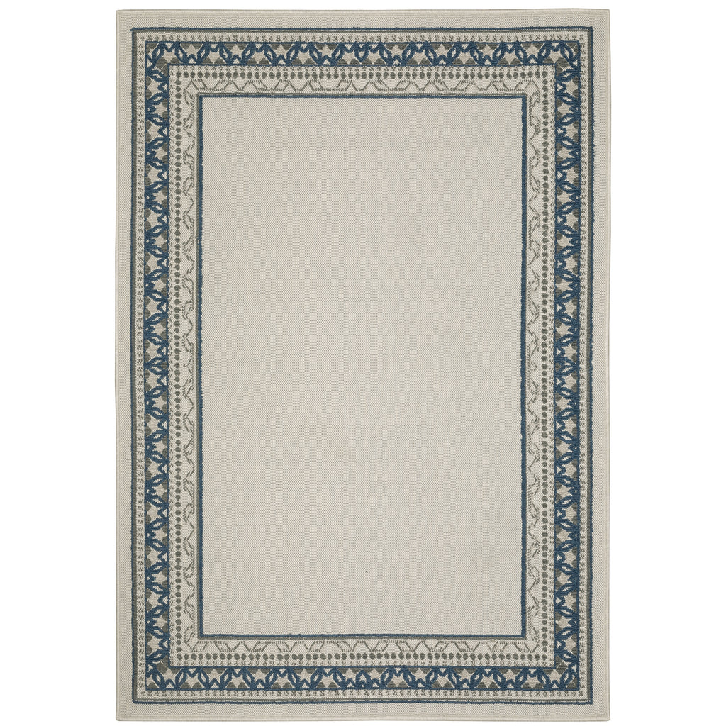 Torrey 8020W Light Grey/Blue 1'10" x 3'9" Rug