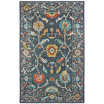 Zahra 75501 Blue/Gold 3'6" x 5'6" Rug