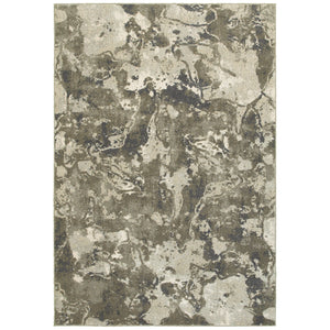 Oriental Weavers Rowan Grey/Ivory Abstract 537E4 Area Rug